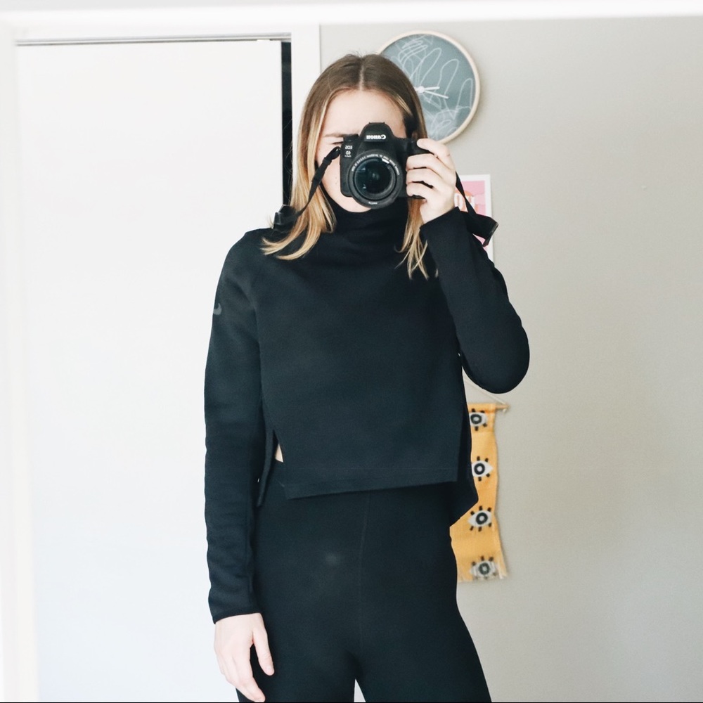 Nike Black Turtleneck Pullover